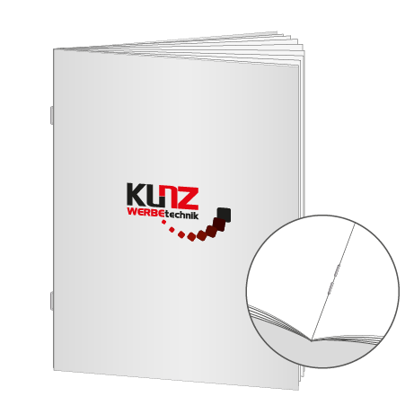 Broschüren Drahtheftung DIN A7